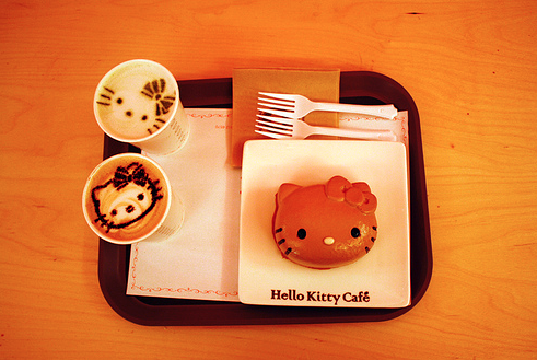 Кафе Hello Kitty в Сеуле
