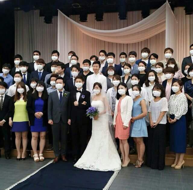 Фото корейской свадьбы во время MERS