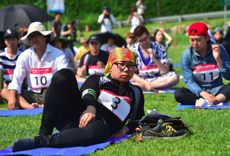 В Корее проходят странные соревнования
