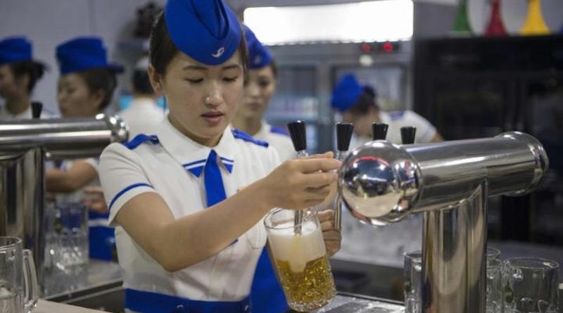 Первый фестиваль пива в Северной Корее (видео)