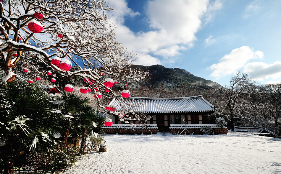 Зима в Корее